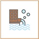 Water recycling icon